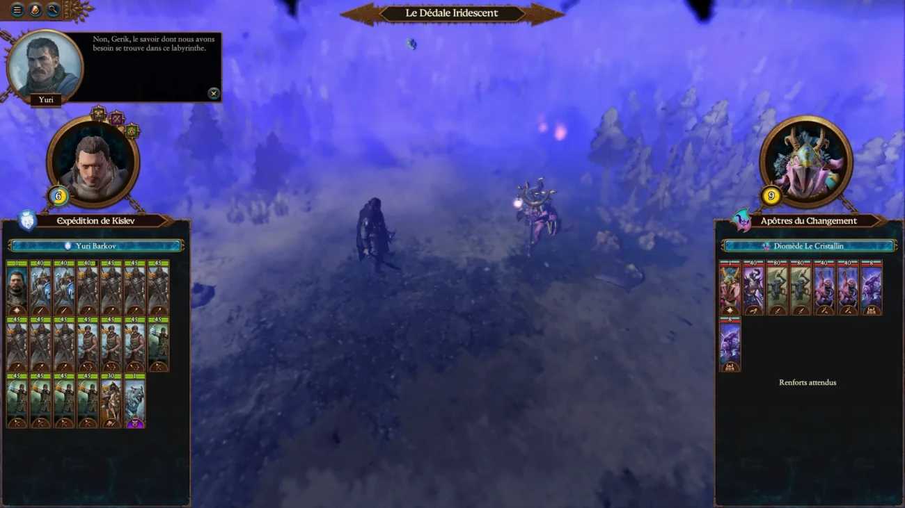 Les dialogues sous-titrés en français de Total War: Warhammer 3