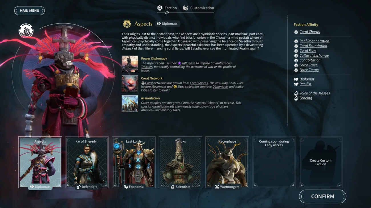 endless legend 2 faction selection