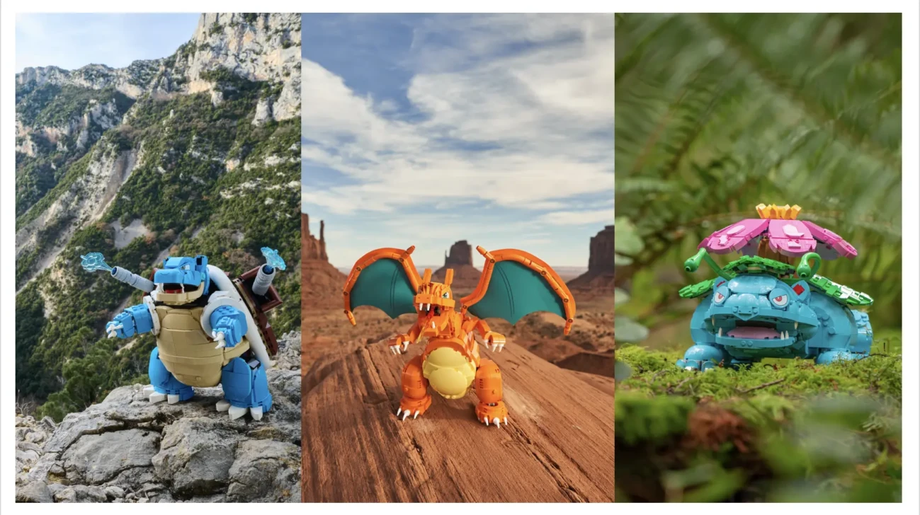 003 lego pokemon venusaur charizard and blastoise trio scaled