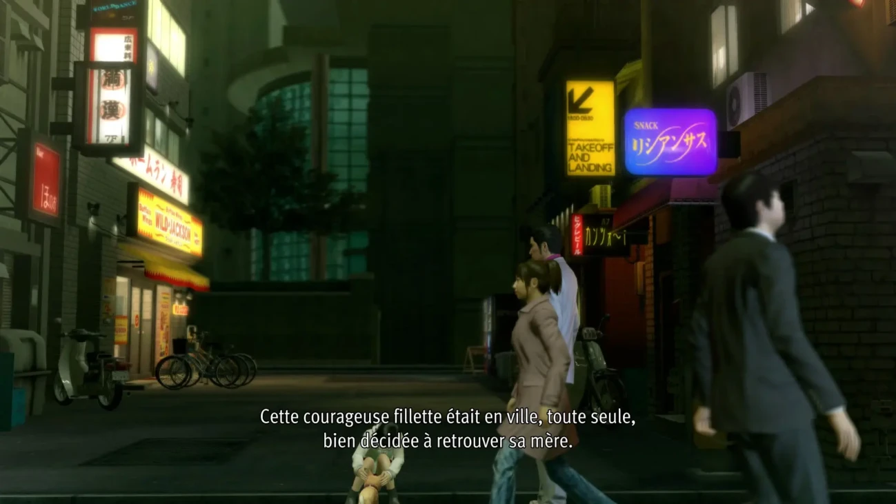 L'ambiance compense parfaitement les différences graphique dans Le contraste entre les 2 mondes de Yakuza Kiwami 3 & Dark Ties