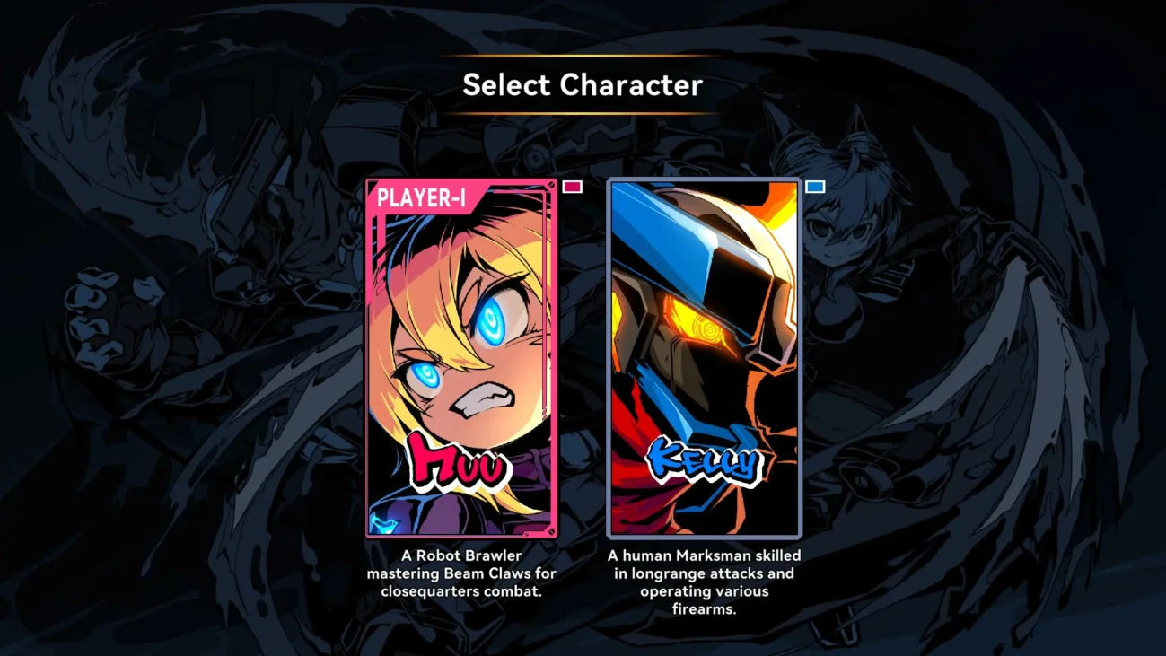 Le choix des persos de Super Alloy Crush