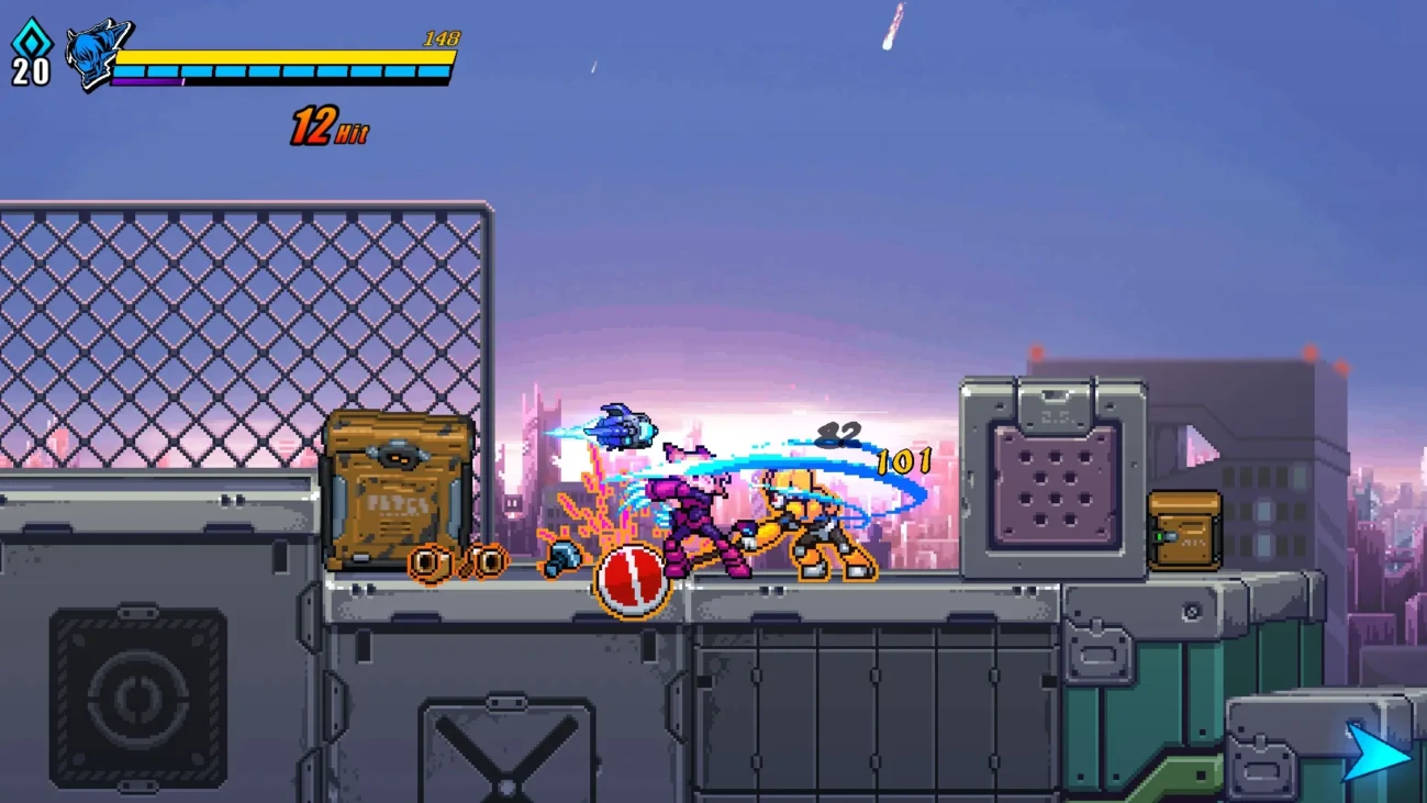 Le design réussi de Super Alloy Crush