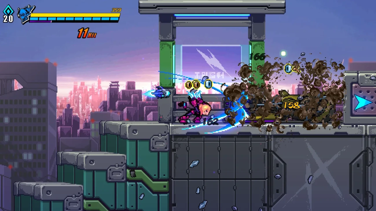 La maniabilité, le point fort de Super Alloy Crush