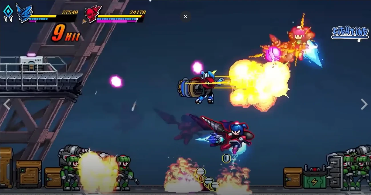 Une bande son bien dosée dans Super Alloy Crush