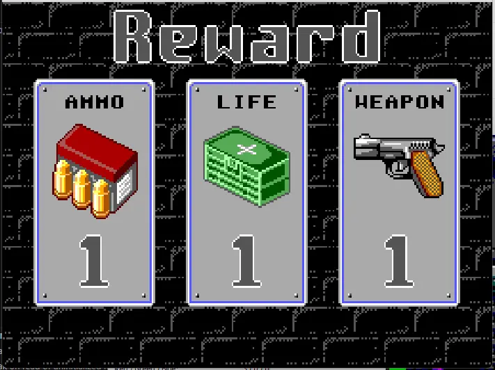 Vos Reward en cours de jeux.