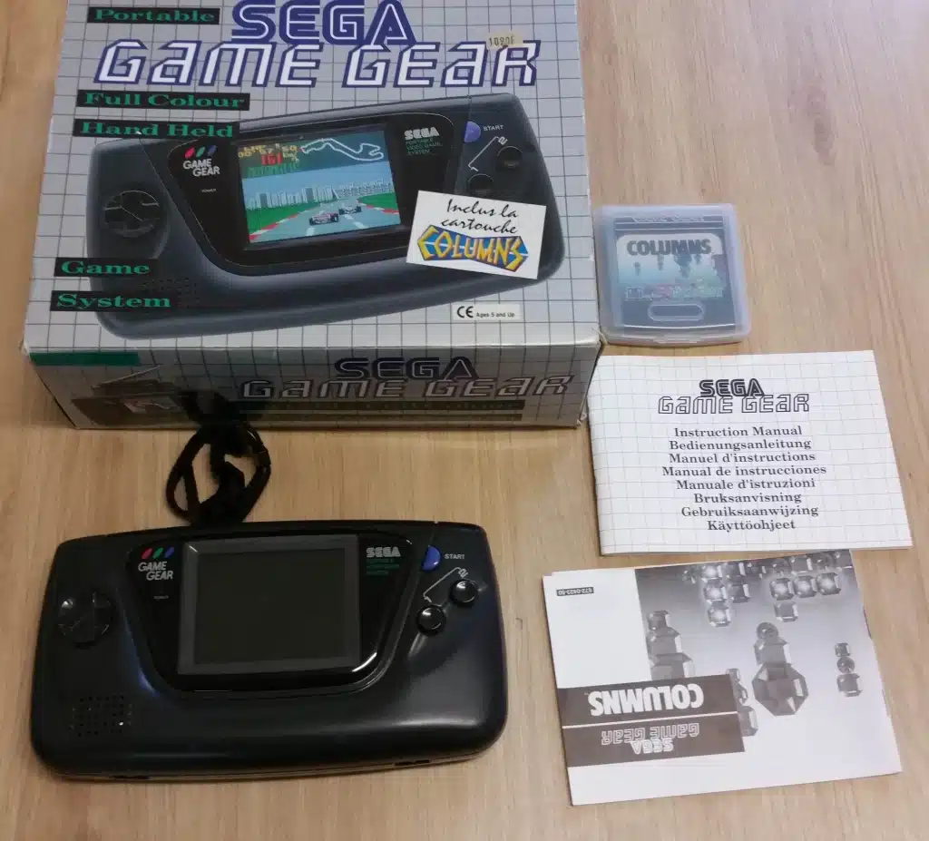 console game gear avec jeu columns scaled